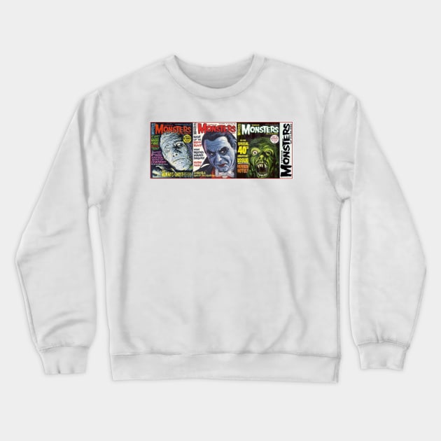 Classic Famous Monsters of Filmland Series 8 Crewneck Sweatshirt by Starbase79